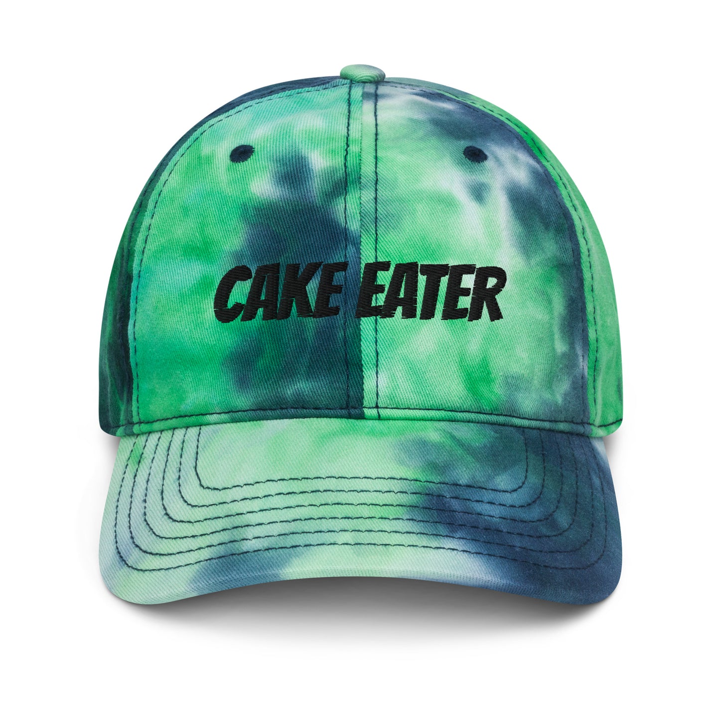 MIGHTY CAKE EATER TIE DYE DAD HAT