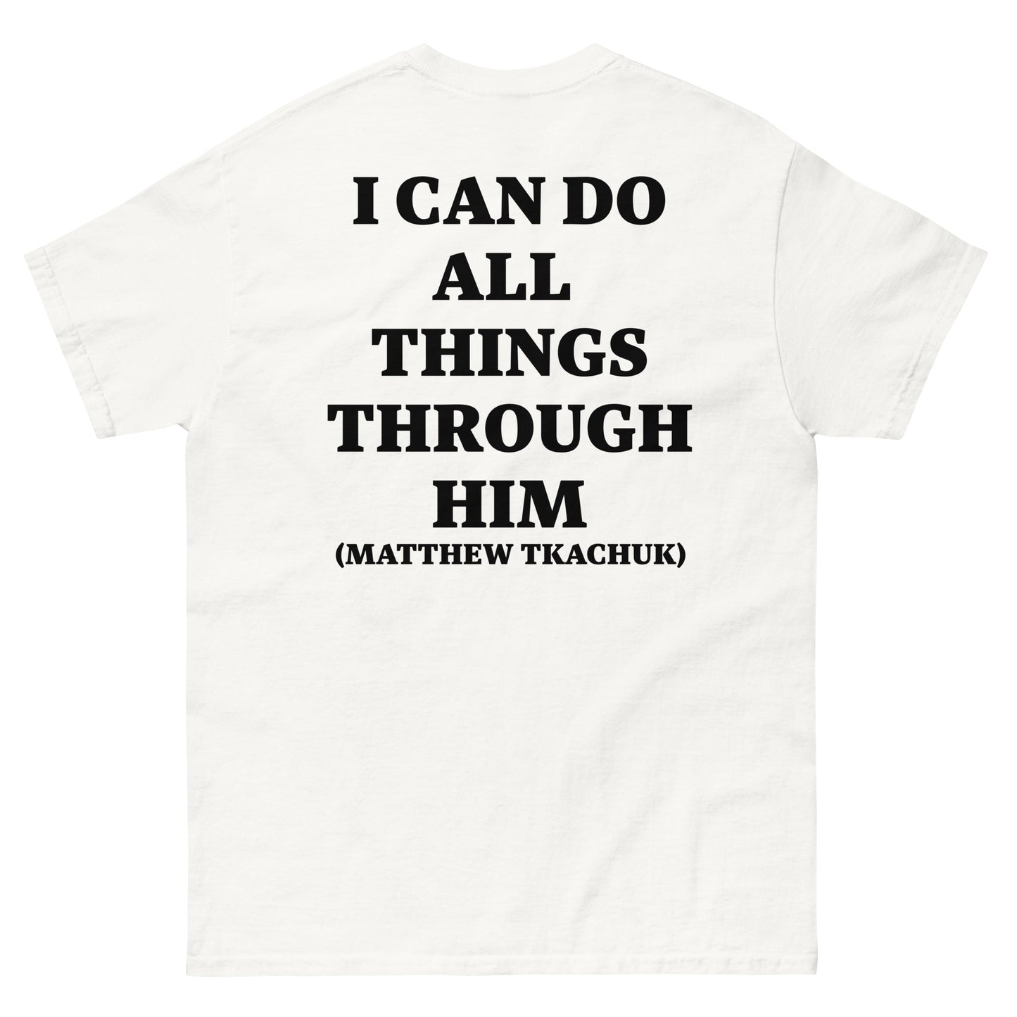 ALL THINGS THRU TKACHUK TEE