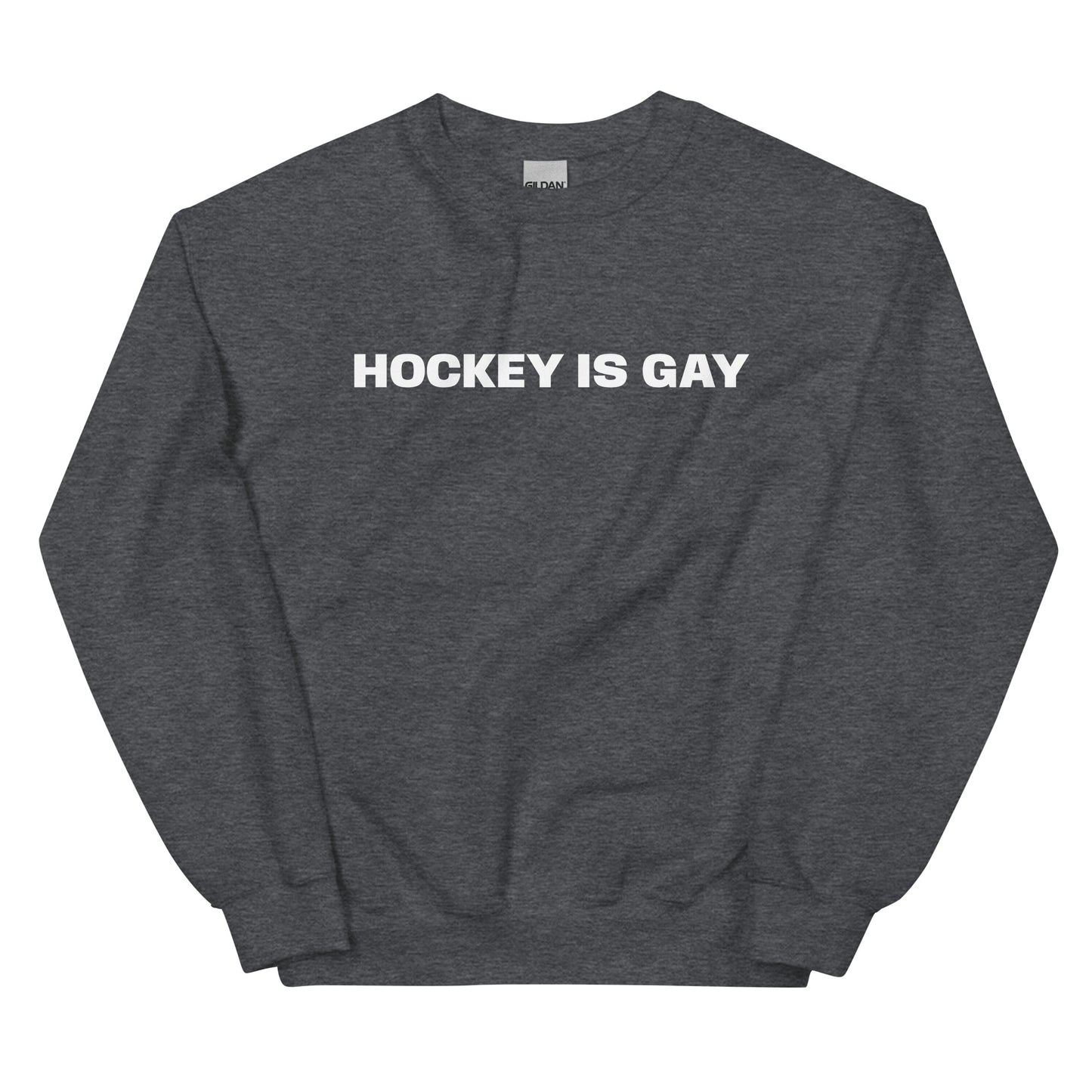 HOCKEY IS GAY CREWNECK