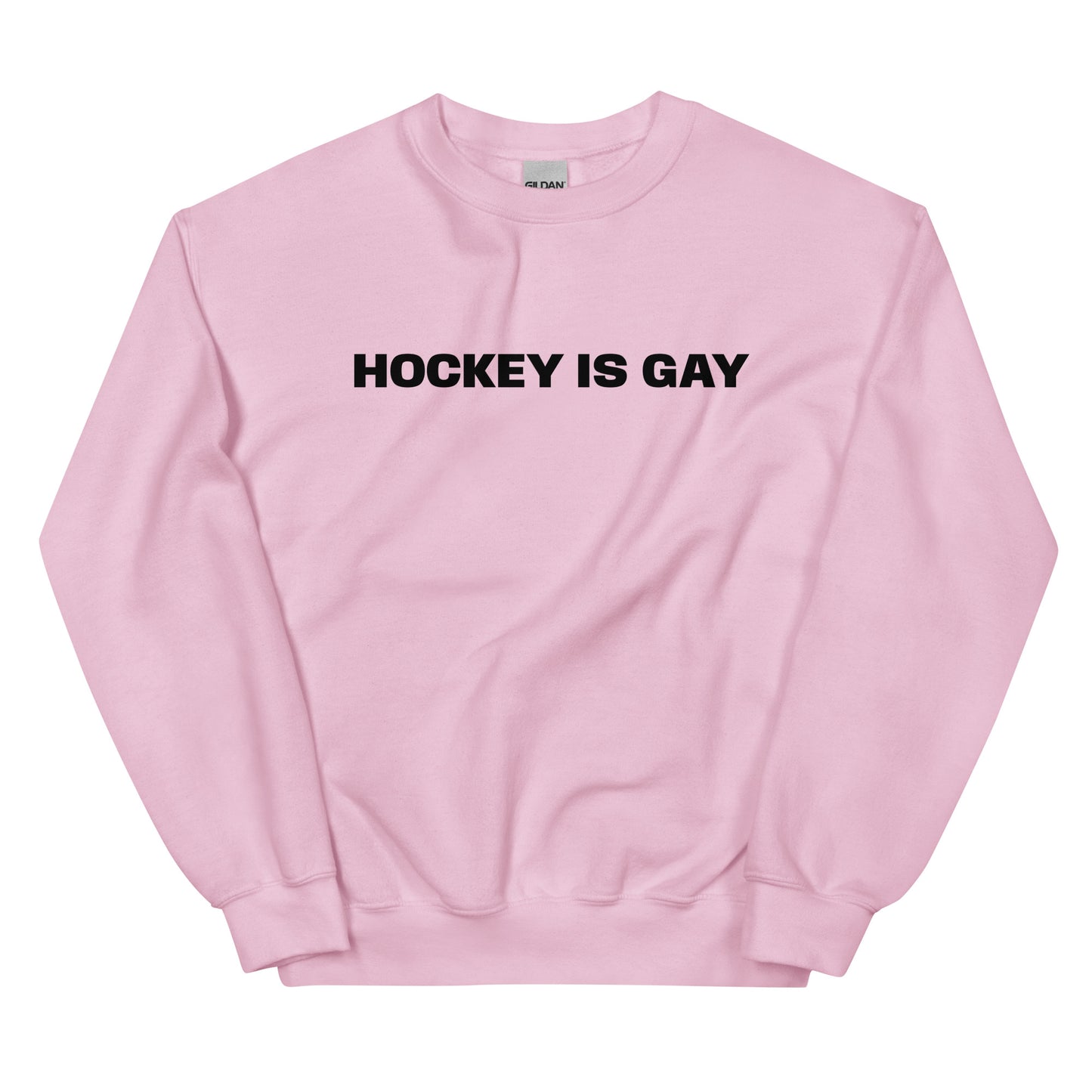 HOCKEY IS GAY CREWNECK