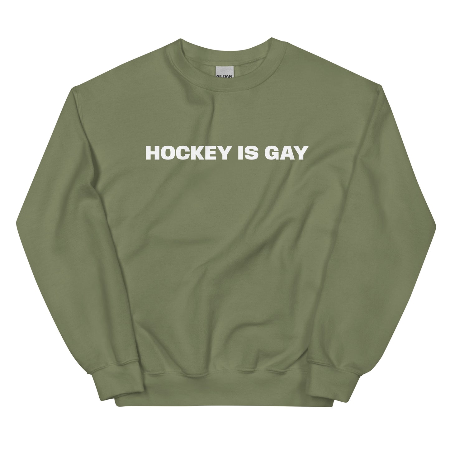 HOCKEY IS GAY CREWNECK