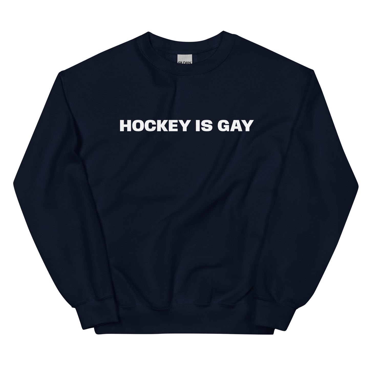 HOCKEY IS GAY CREWNECK