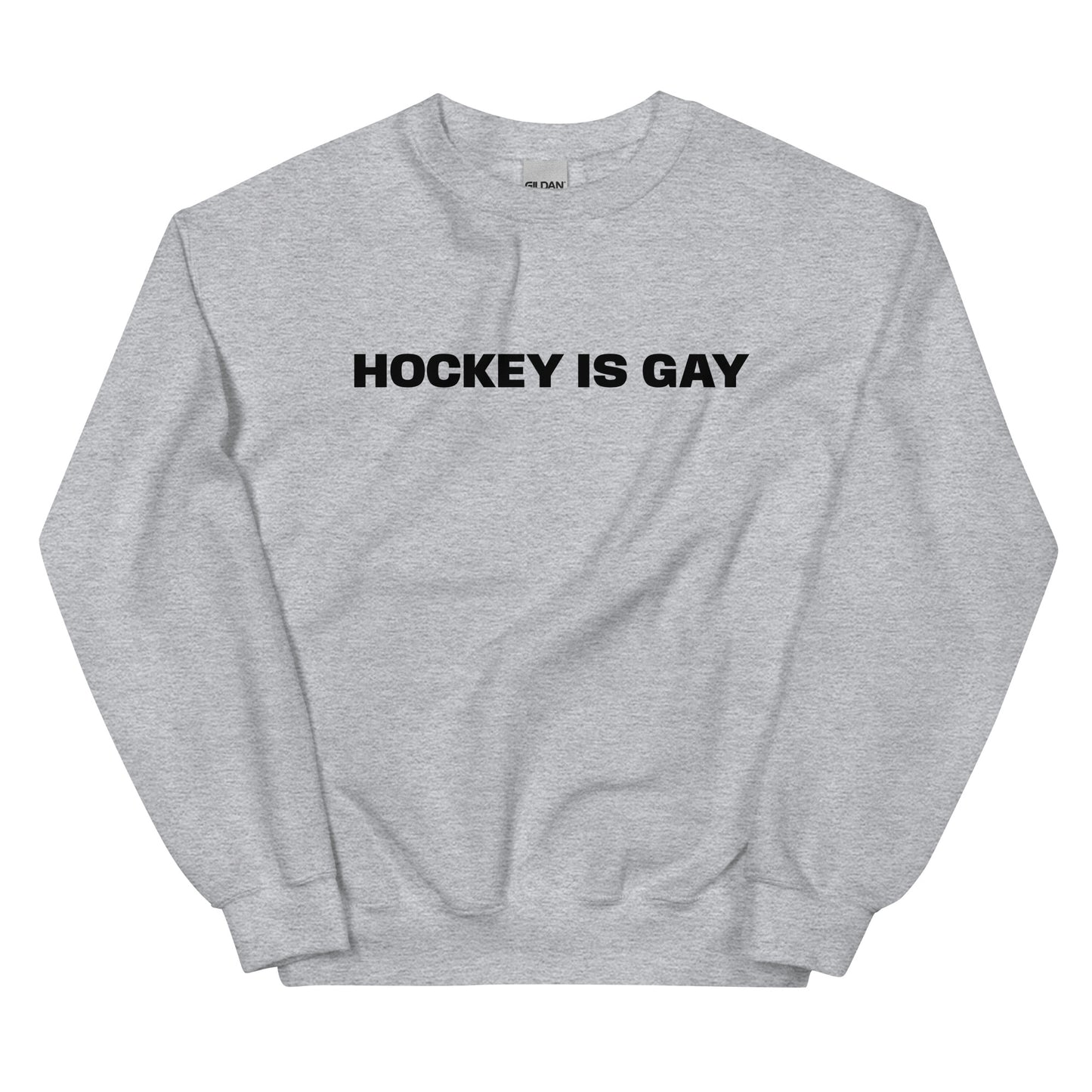 HOCKEY IS GAY CREWNECK