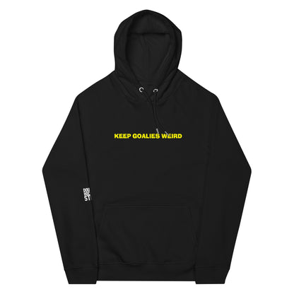 KEEP GOALIES WEIRD HOODIE