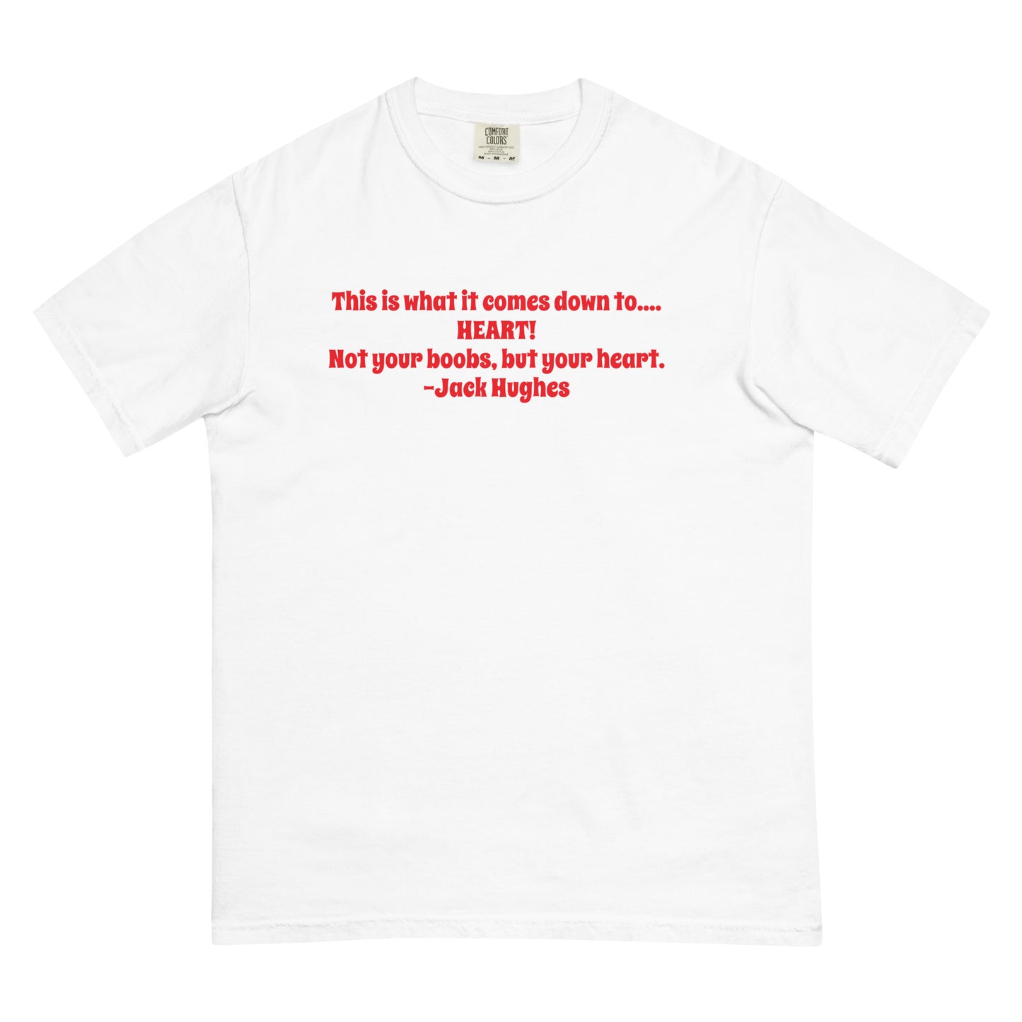 T-SHIRT COEUR PAS SEINS