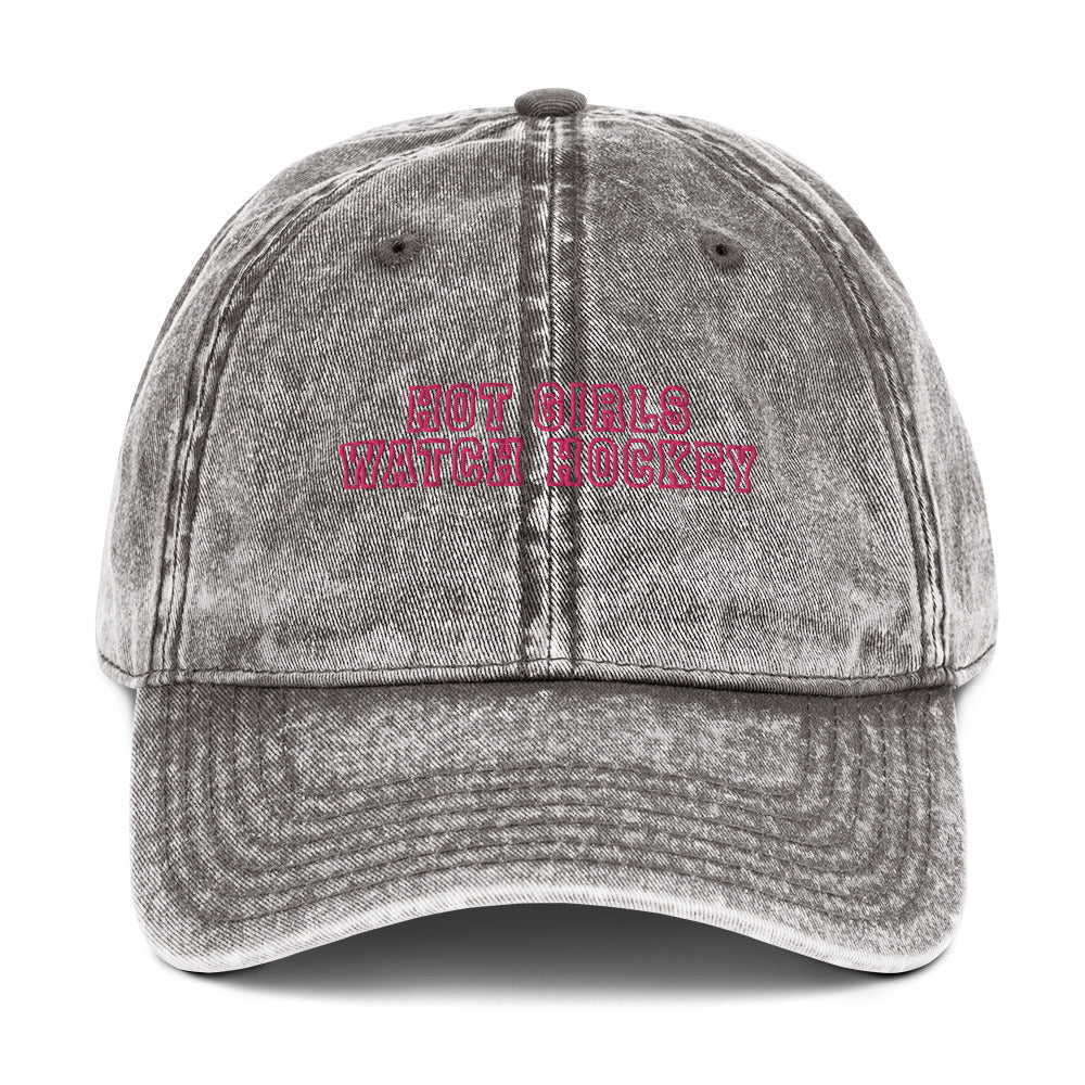 HOT GIRLS WATCH HOCKEY DAD HAT