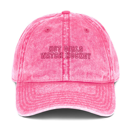 HOT GIRLS WATCH HOCKEY DAD HAT