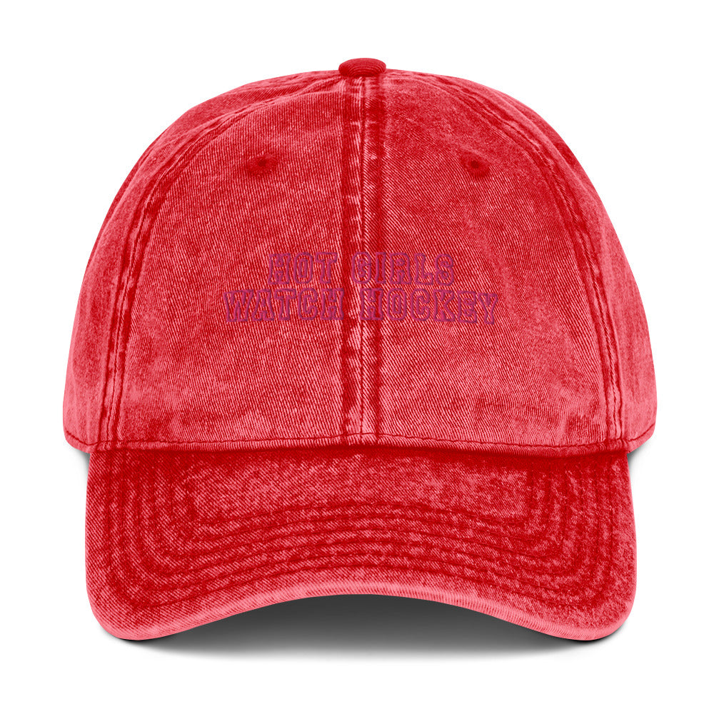 HOT GIRLS WATCH HOCKEY DAD HAT