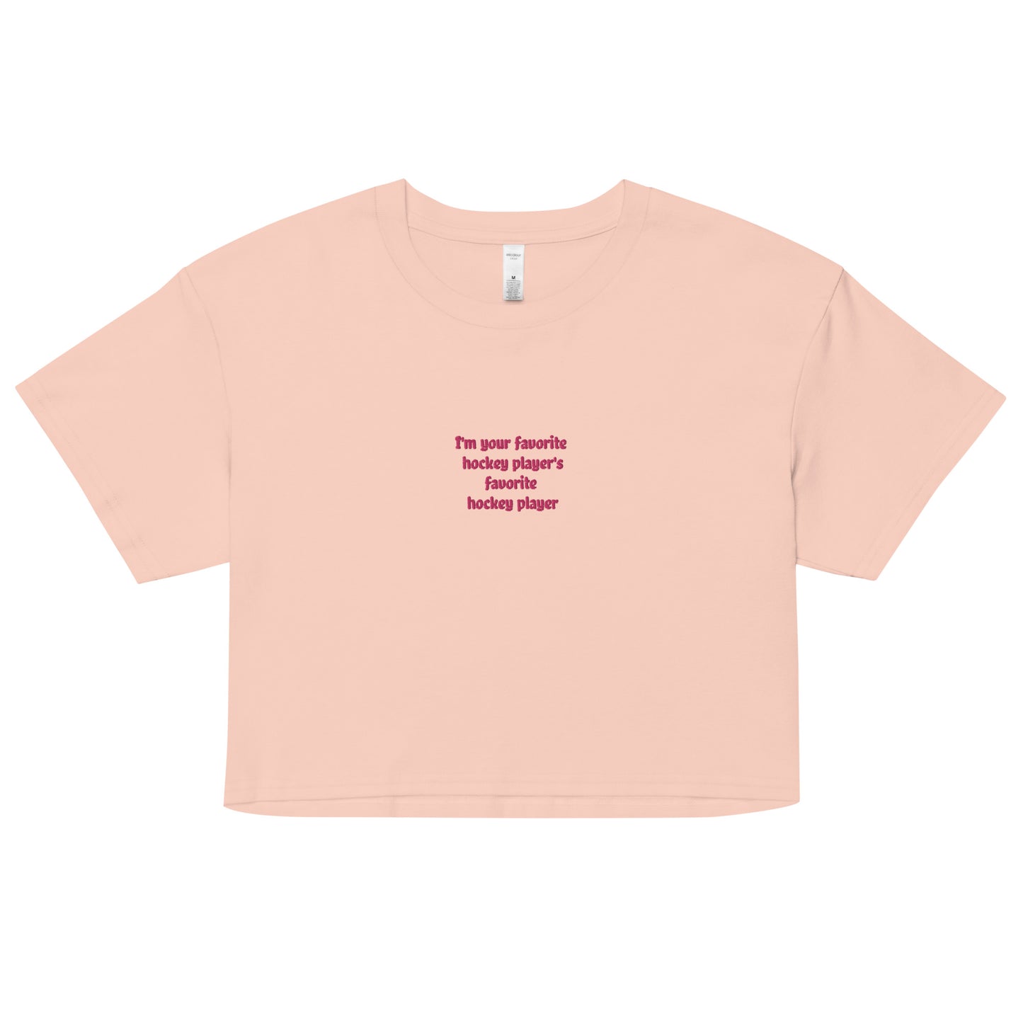 FAV'S FAV EMBROIDERED CROP TOP