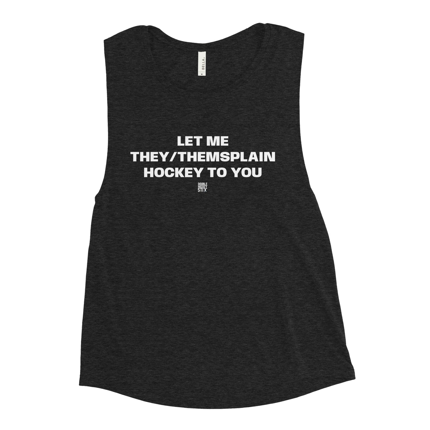 THEY/THEMSPLAIN HOCKEY MUSCLE TANK