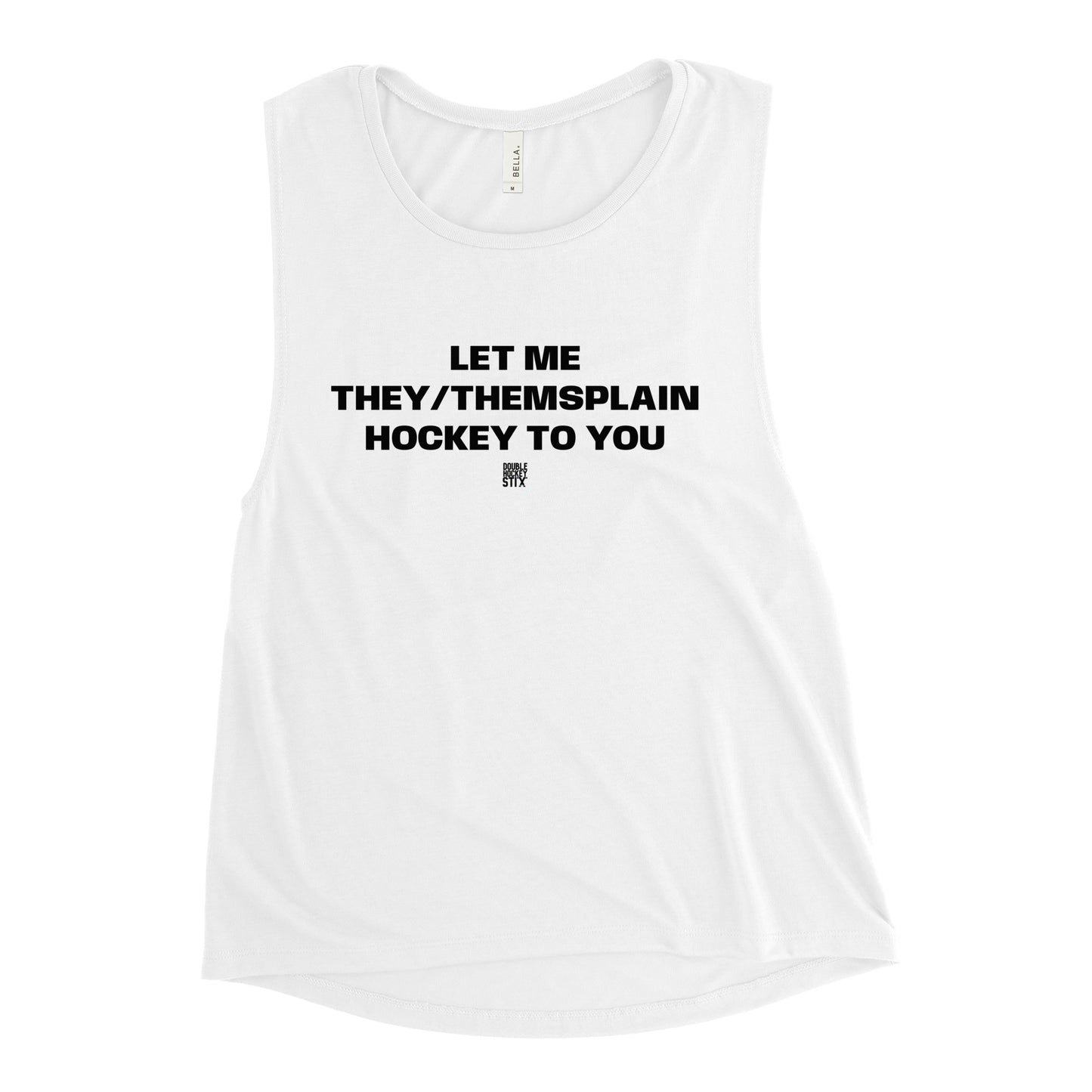 THEY/THEMSPLAIN HOCKEY MUSCLE TANK