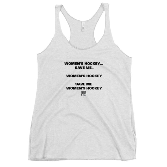 WOMEN'S HOCKEY RACER BACK TANK