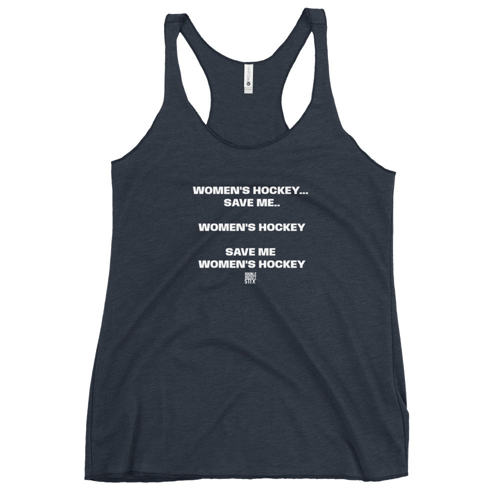 WOMEN'S HOCKEY RACER BACK TANK