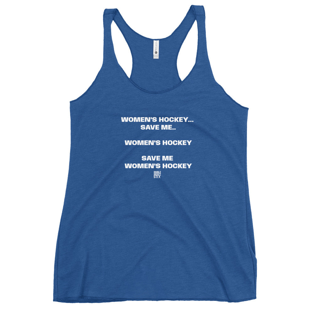 WOMEN'S HOCKEY RACER BACK TANK